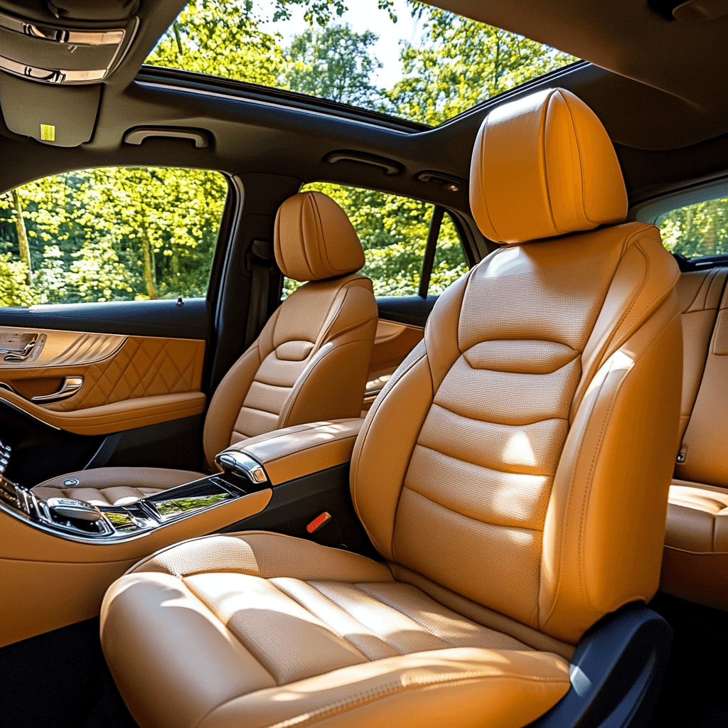 picture of a freshly detailed car interior